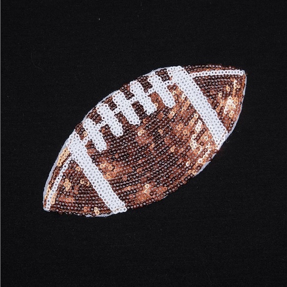 Sequin Football Sweatshirt - Picture 5 of 7